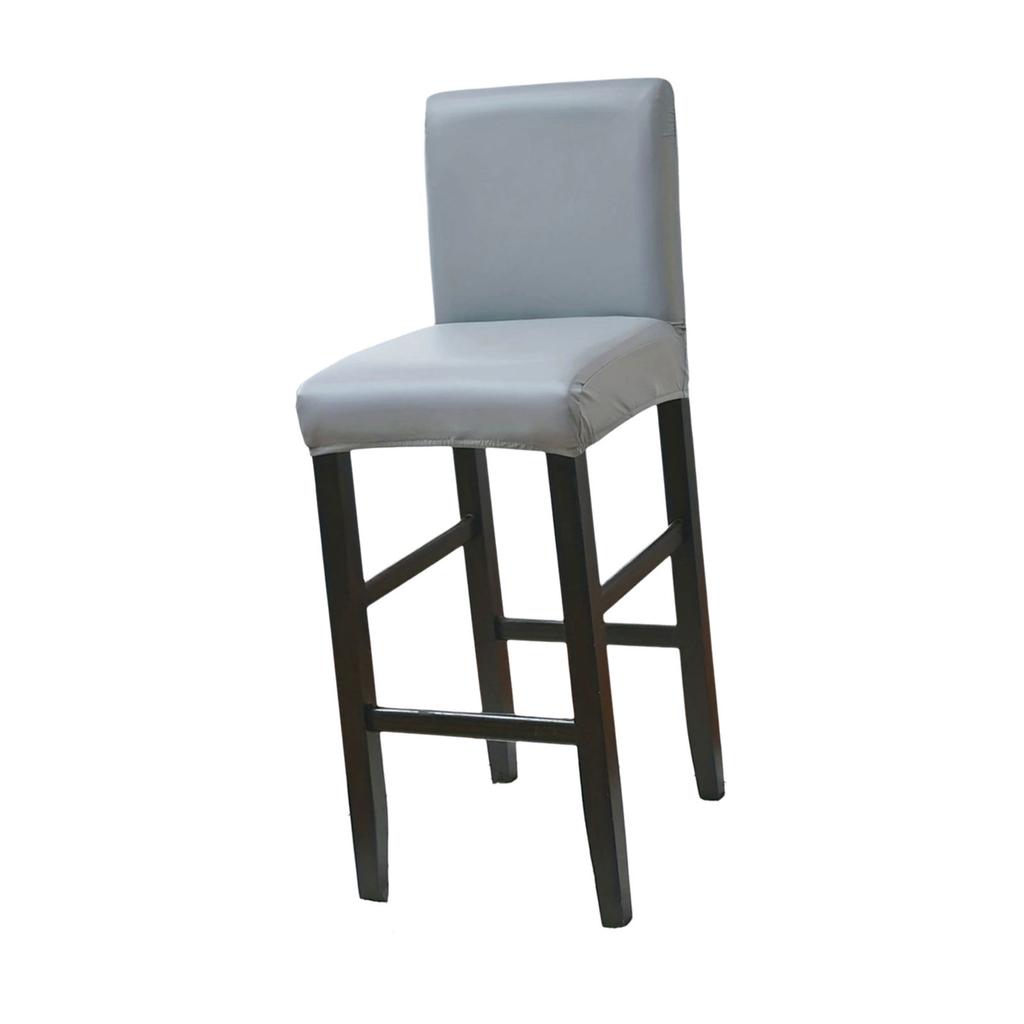 Прочность Чехлы для барных стульев из ПУ кожи Чехлы для стульев Защищает от пятен и царапин Для коротких вращающихся стульев