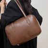 Fashion Large-capacity Briefcase Women's Bag 2025 New Korean Niche Underarm Boston Bag Retro Shoulder Bag Tide