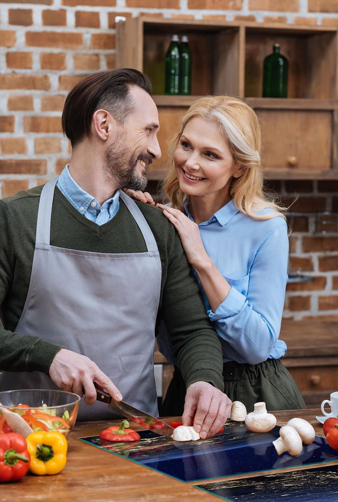 SZKLANA PŁYTA OCHRONNA NA KUCHENKĘ 70x52 ZIEMIA