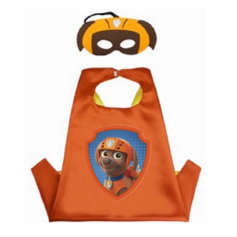 Привлекательный плащ и маска Щенячий патруль, костюм для косплея для детских маскарадных вечеринок