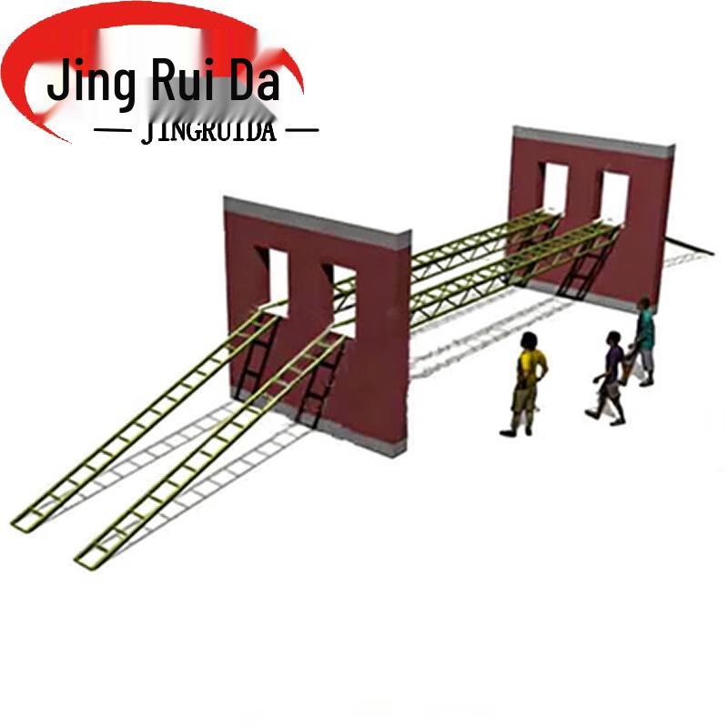 JINGRUIDA 600m Obstacle Course Steel Cable Bridge