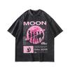 New Sailor Moon Anime Printed Tshirt Mens and Womens Washed Tshirt High Quality Vintage Cotton Tshirt Harajuku YK Tops