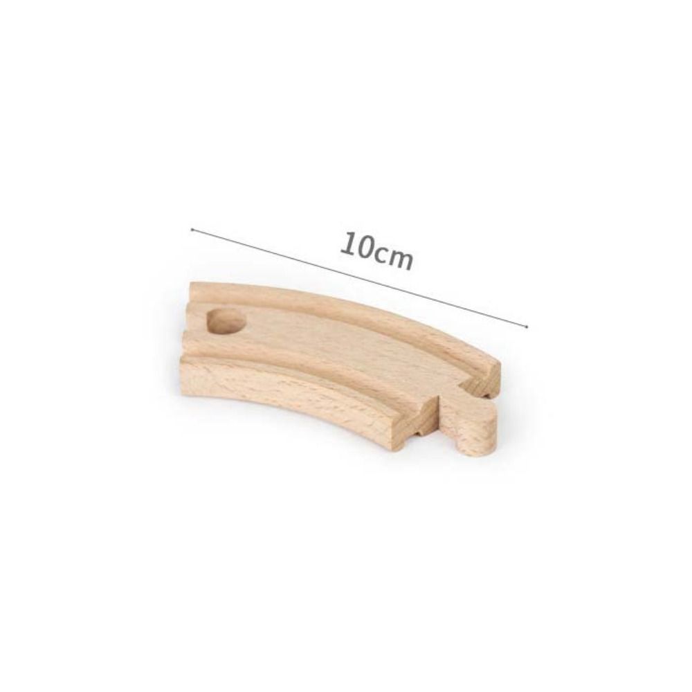 Children Wooden Track Accessories Train Track Toys Track Connector Toys Wooden Track Railway Toys