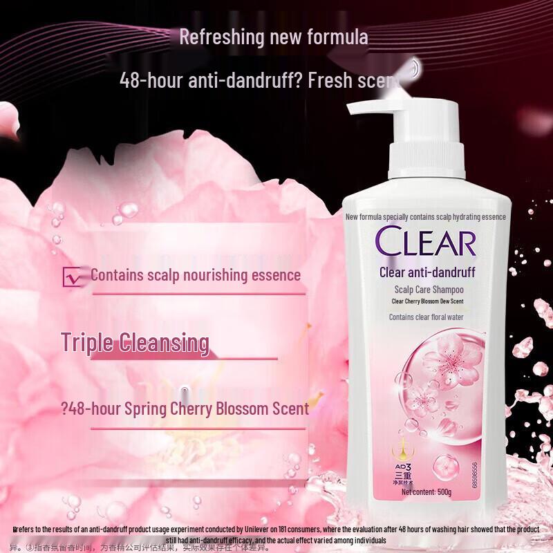 Clear Cherry Blossom Anti-Dandruff Shampoo