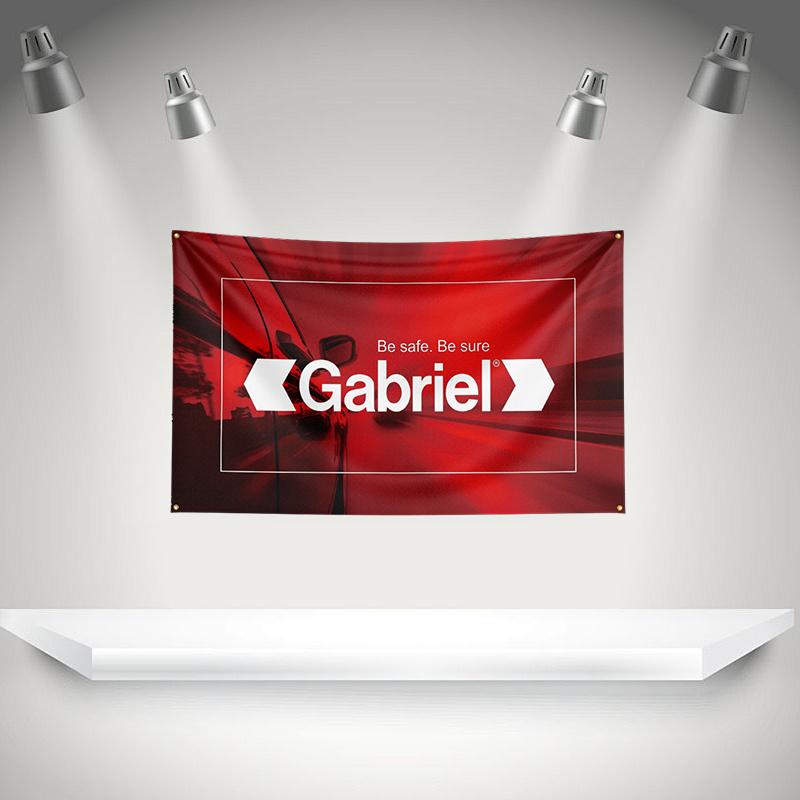 Ggabriels Shock Flag Auto Tools Banner 3x5ft With Brass Grommets Hd Printing Tapestry Exhibition Car Fans Garage Decor