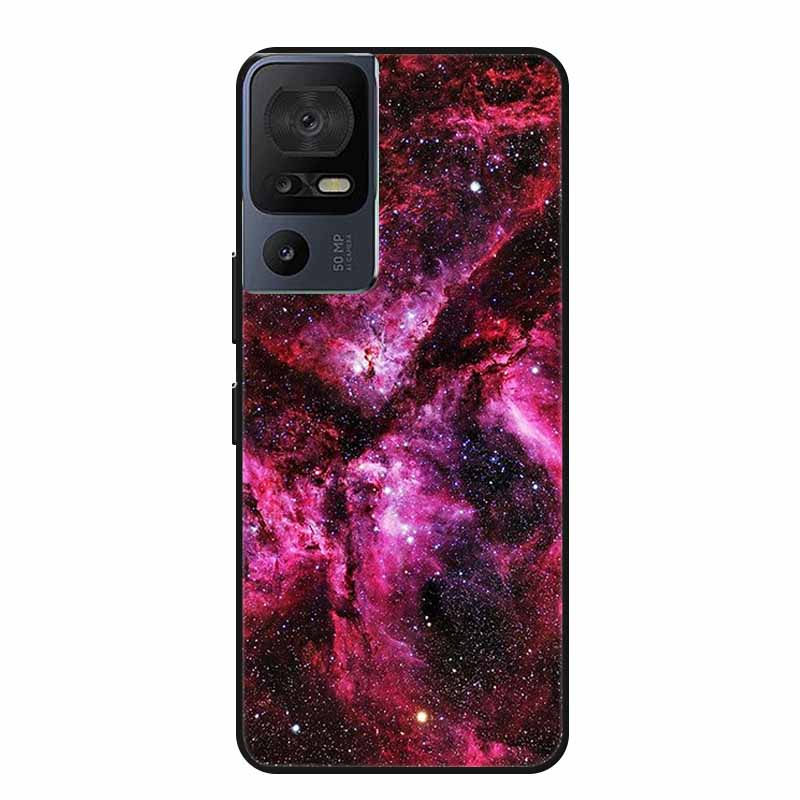 Чехол для телефона TCL 40 SE 40SE Coque Черный Силиконовый Мягкий Задний Чехол-Крышка Для TCL 40 SE Чехол Funda Для TCL40SE Capa 6.75" Оболочка