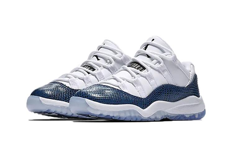 Jordan 11 Ретро Низкие Змея Синие 2019 PS CD6848-102