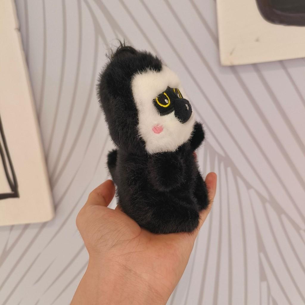 Adorable Plush Gorilla Keychain Cute Cartoon Animal Doll With Soft Pp Cotton Filling