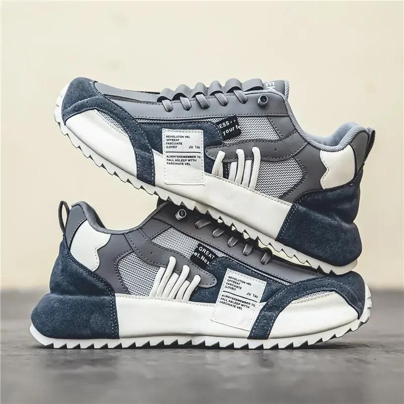 Модная обувь для мужчин, повседневная спортивная, трендовая, разработанная индивидуальность, эластичная, вулканизированная обувь, мужские кроссовки, удобная, дышащая обувь