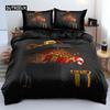3D Floral Bedding Set Duvet/Quilt/Comforter Cover Sets Flower Bed Linen Merry Christmas Design Custom King Queen Full Size
