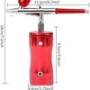 Портативный электрический аэрограф, комплект, кислородный спрей для кожи, воздушный насос, костюм, окраска, распыление, маникюр