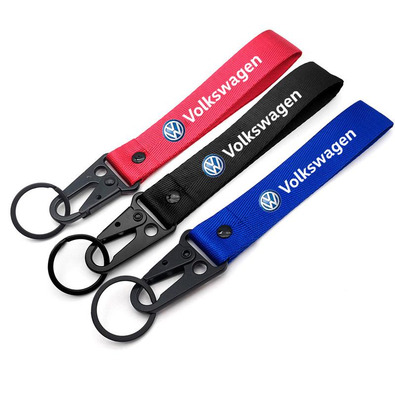 Car Key Chain Zinc Alloy Keychain Car Valve Caps Car Key Ring For VW Volkswagen Polo Passat B5 B6 B7 T4 T5 Golf Car Accessories