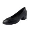 2022 New Soft Leather Mid-Heel Shoes for Women: Comfortable, Soft-Sole Work Shoes for Middle-Aged Mothers