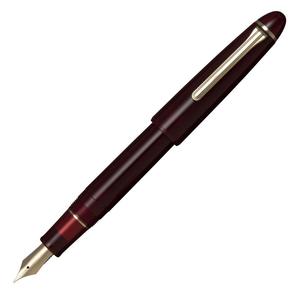 Sailor Profit Casual L Fountain Gold Clear Medium Fine Made In Pen, Trim, Red, Point, Japan, 11-0820-330