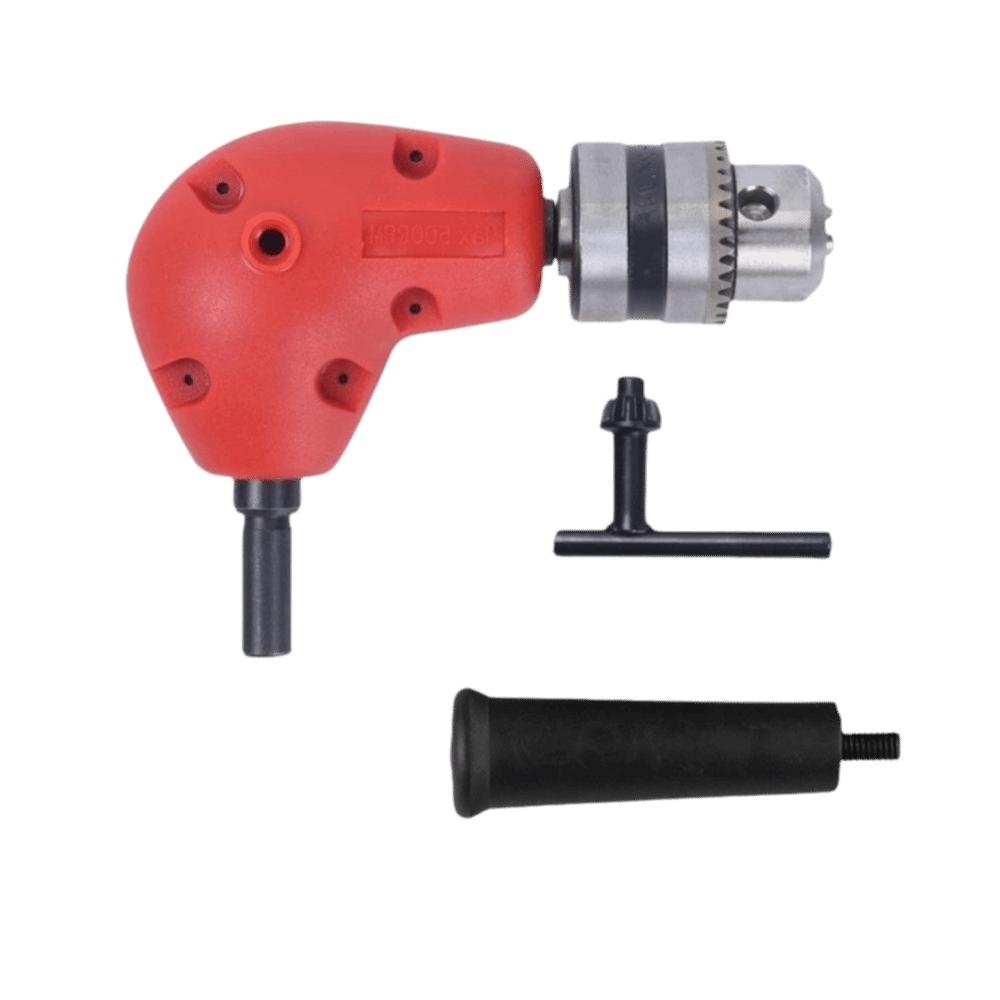 9.5mm Round Shank 90 Degree Drill Adapter Electric Drill Extension Woodworker Use