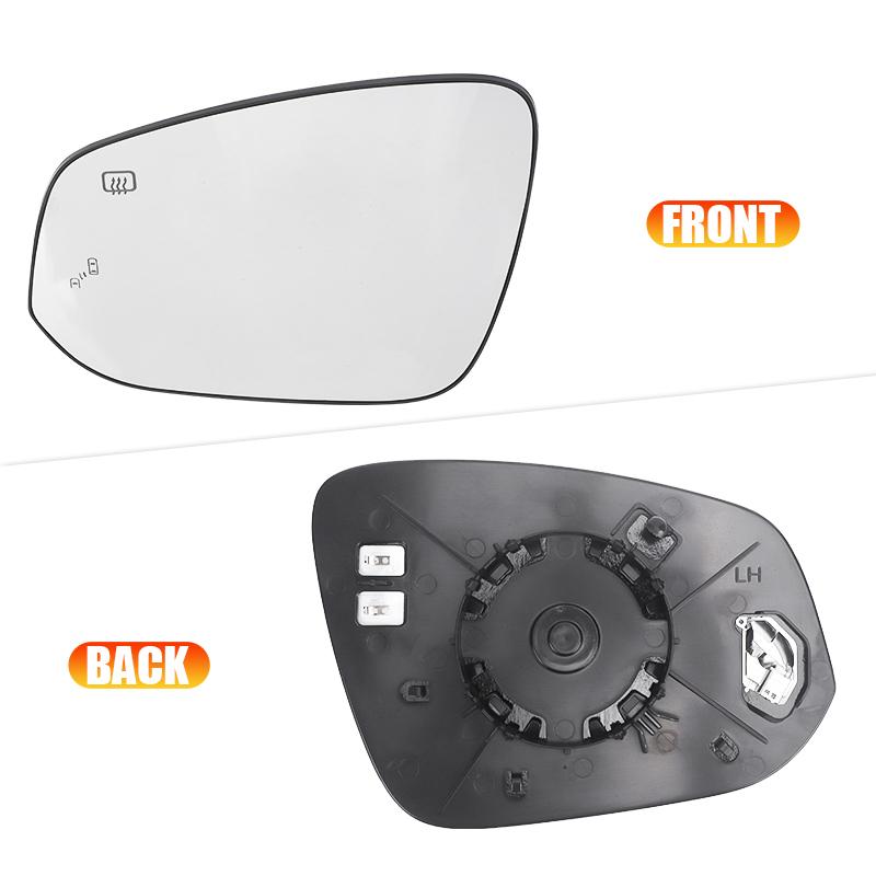 Car Rearview Mirror Glass Lens With Heated Blind Spot For Toyota Sienna - Rearview Mirror Glass 8790708020 TO1324189