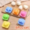 6 шт./компл. Форма для варки яиц, форма для риса, мультяшные инструменты для суши, рыба, машина, сердце, кролик, формовщик для бэнто, кухонный гаджет, случайный цвет