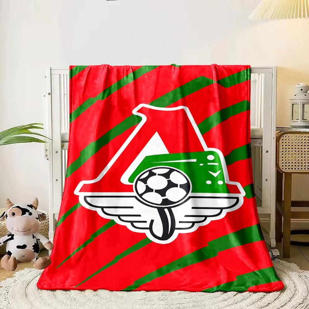 Red and Green Train Logo Blanket print blanket soft and cozy perfect for the living room bed sofa or a nap,gift