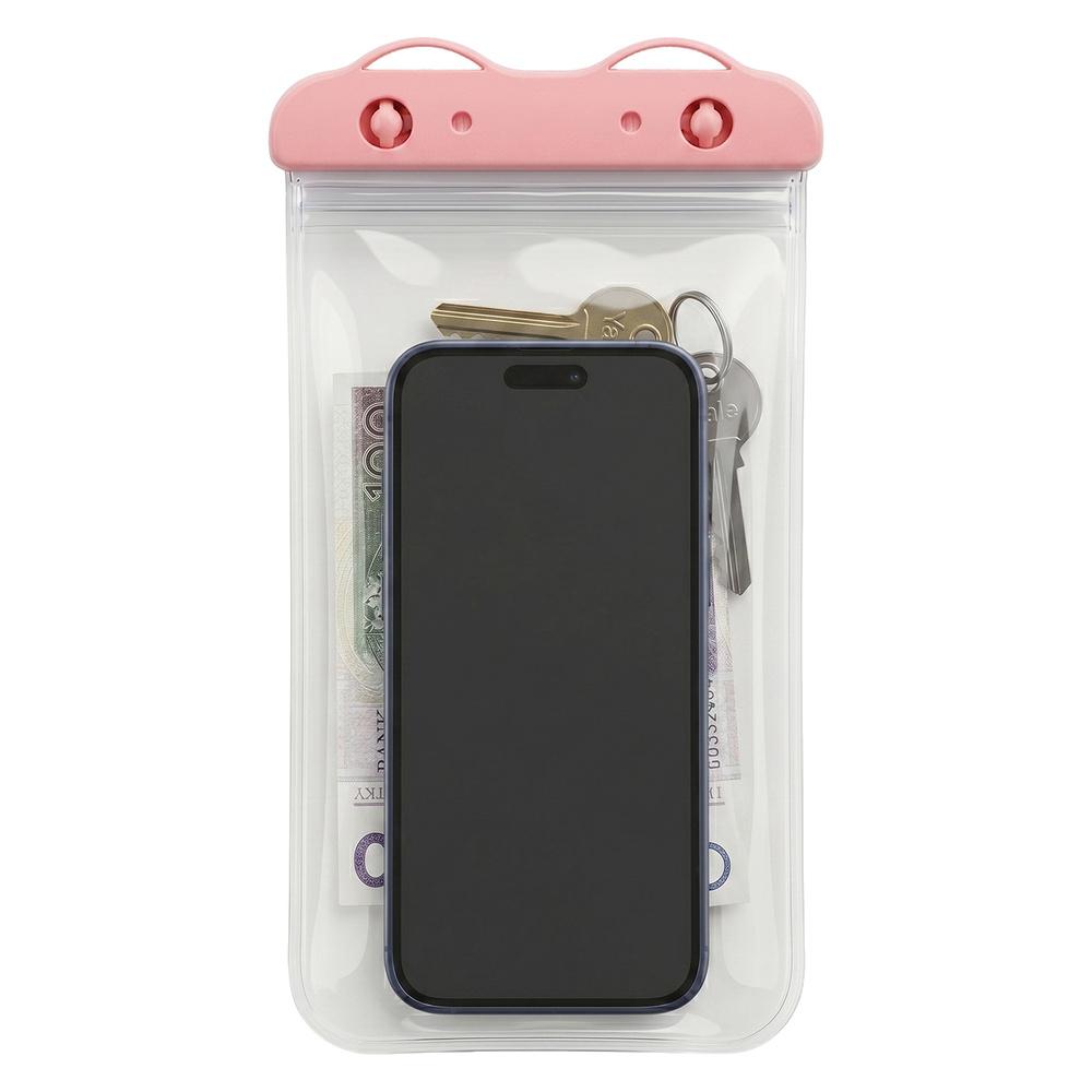IPX8 Waterproof Phone Case, Universal, Rainbow, Pink
