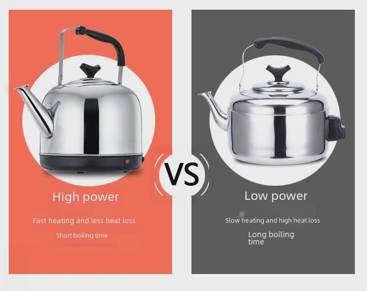 Электрический чайник из нержавеющей стали 304 с автоматическим отключением и изоляцией