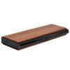 SPWPC2 Pen Natural Wood Black Steel 19cm X Case, Double-Sided, Case, Slide-Type, Approx. 6.5cm (Natural Brown)