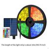 Solar LED Strip Light Lamp Outdoor RGB for Garden Fence Home
