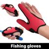Fishing Gloves 2 Fingers Breathable Gloves Wearable Antislip Gloves Fishing Finger Protector Fishing Hunting Waterproof
