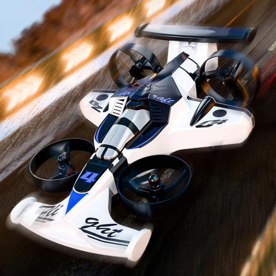 Игрушка дрон-трансформер 2-в-1 для трюков, мини-квадрокоптер для полетов по земле и воздуху с дистанционным управлением, игрушечная машина для детей и взрослых, для начинающих, радиоуправляемый трюковой самолет 2,4 ГГц, игрушечная дрифт-машина