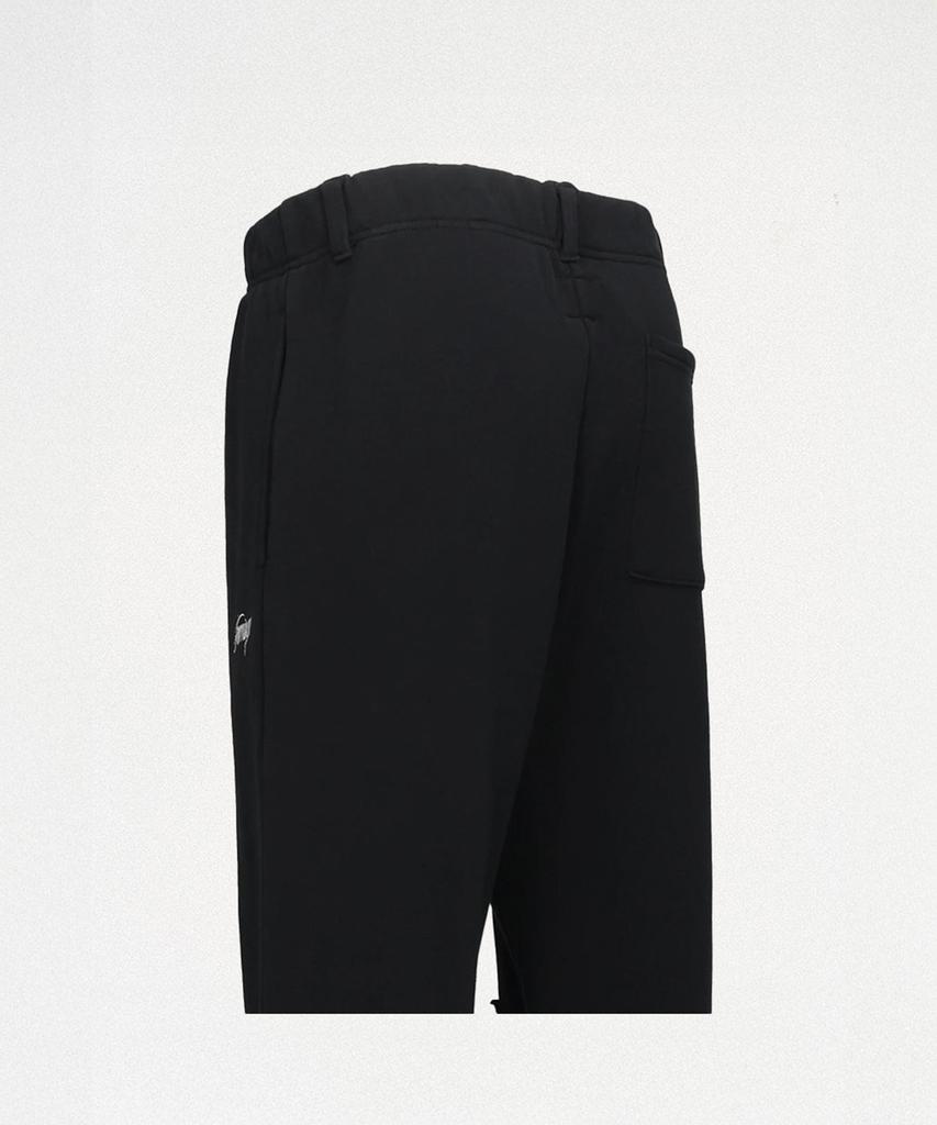 KAMIYA Girl Patch Bootcut Sweat Pants - Black