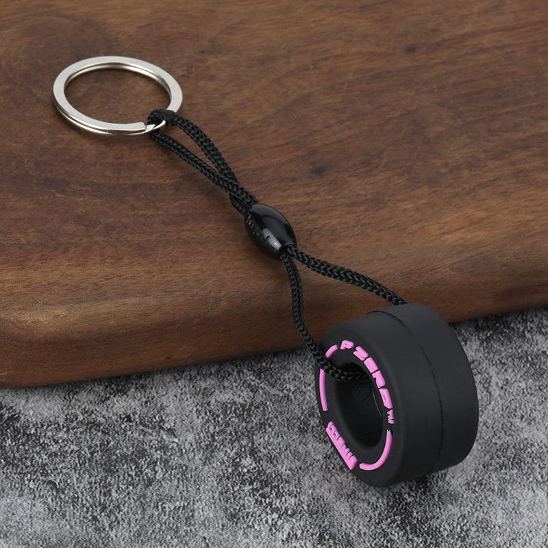 Custom PVC Tire Keychain: Personalized Car Mod Accessory