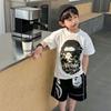 Boys' Summer 2024 Short-Sleeve T-Shirt - Trendy Large & Medium Sizes