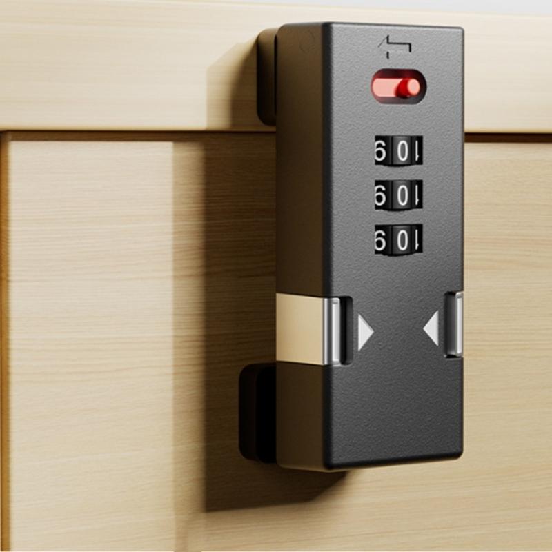 Современный шкафный замок с механизмом сбрасываемого пароля, безключевой дверной засов, замок безопасности для шкафов, комодов, полок