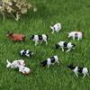 Educational Toys 10pcs 1:87 Scale DIY Colorful Cow Model Train Layout Model Building Toys Kids