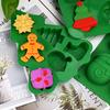 Christmas Silicone Molds Christmas Tree Santa Claus Gingerbread Men Snowmen Silicone Candy Molds Christmas Baking Molds