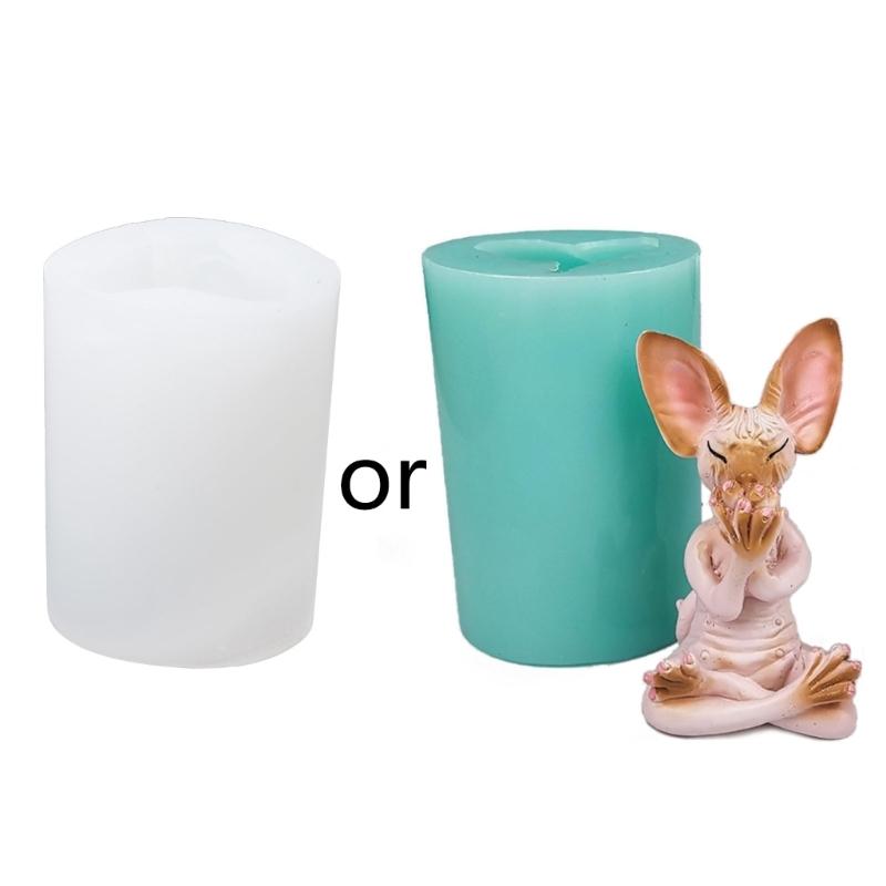 3D Силиконовая форма для свечей в форме кошки для DIY, форма для изготовления украшений для свечей ручной работы, инструмент для изготовления поделок, форма для выпечки