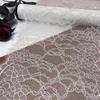 3m x 21cm Chantilly Lace, Non-stretch French Eyelash Mesh Lace Fabric for Sewing, Lingerie, Bra, Underwear, Dress, Garment, Crafting