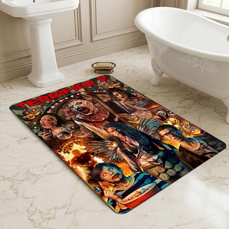 Terrifier Living Room Nonslip Area Rug Soft Carpet For Bedroom Game Playroom Sofa Office Home Decor Doormat Christmas Gift C926934