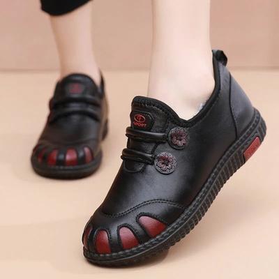 Зимние новые бархатные утолщенные женские ботинки водонепроницаемые повседневные ботинки для папы и мамы