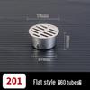 Сетчатая крышка-заглушка для слива из нержавеющей стали 304, предотвращающая засорение, для балконных и кровельных труб диаметром 75 мм