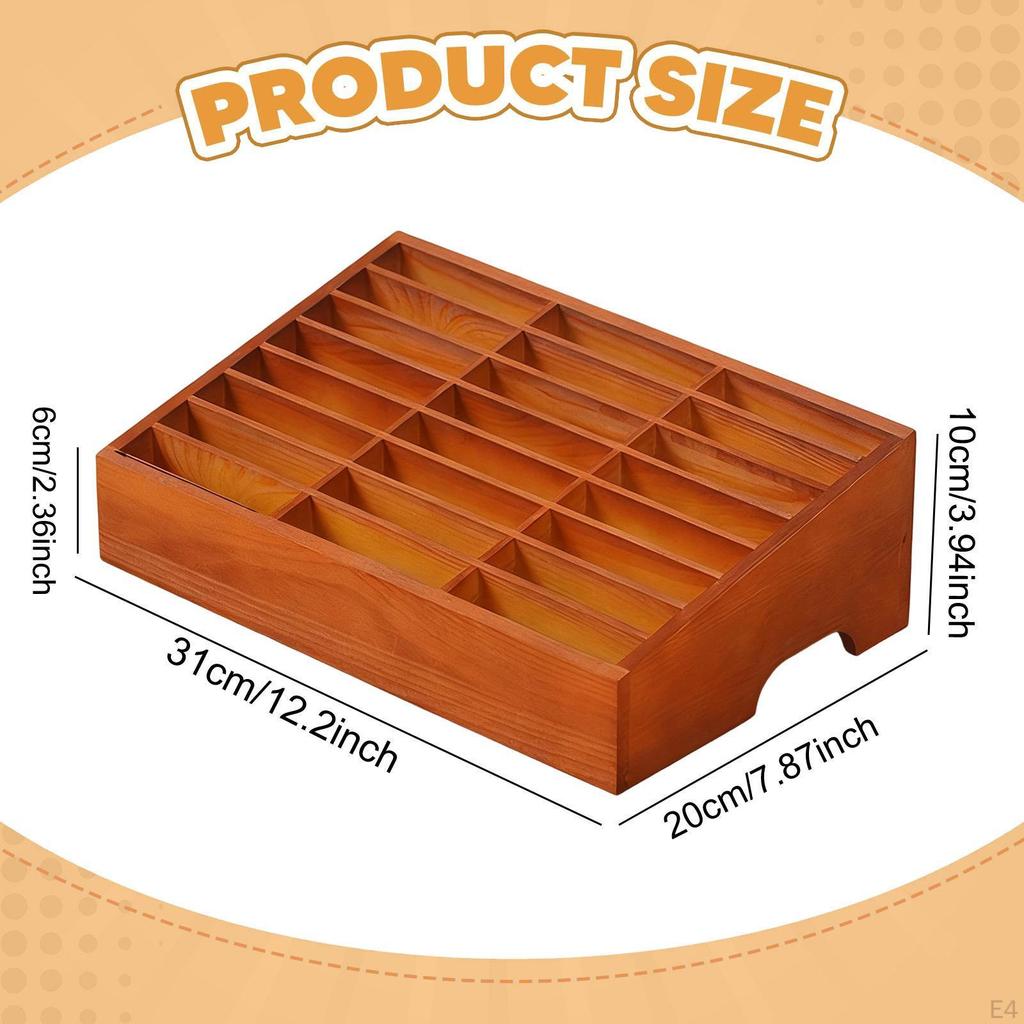 Управление хранилищем телефона 24 ячейки Многофункциональный портативный прямоугольный настольный органайзер для