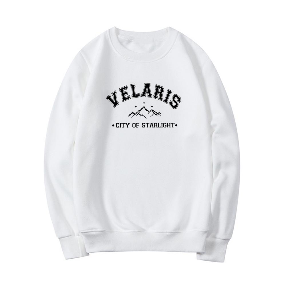 Толстовка Velaris City of Starlight Sarah J Maas, свитшот унисекс Night Court, книжный подарок, женские толстовки с рисунком