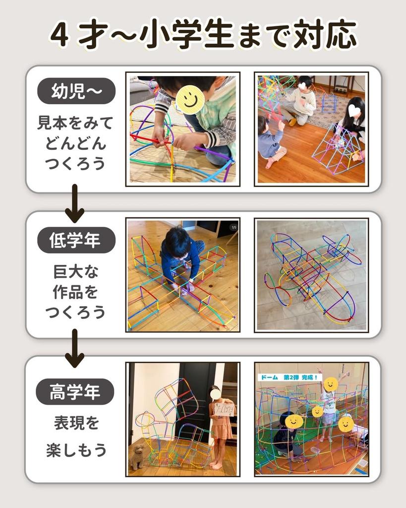 DIY Indoor Playset Colors 560 Educational Toy for Indoor Play 4 and Up Elementary School Students Girls and LOTUS LIFE Lon-Bi (7 / Pieces) (Ages / /