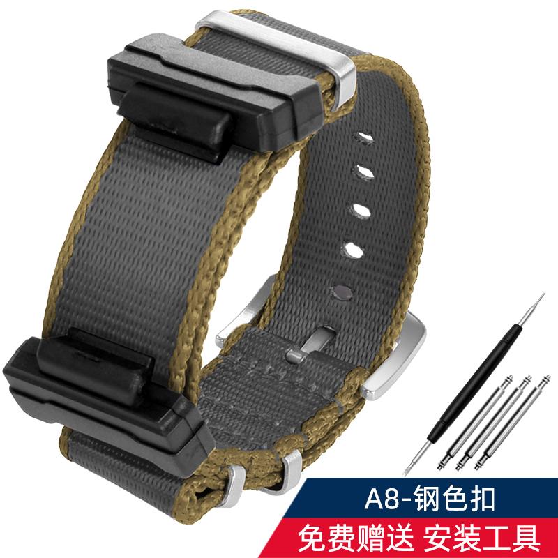 Адаптер 16 мм + Нейлоновый ремешок для Casio Gshock GA120 GA100 5600 GWM5610 DW6600 Аксессуары для ремешка часов