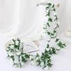 2.5M Artificial Flower Garland Realistic UV Resistant Faux Flower Rattan Vine Wedding Party Hanging Simulation Bloom