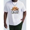 Европейский размер Rise Shine Rise and Shine Wrinkle - Мужская футболка - Посадка по плечам спереди