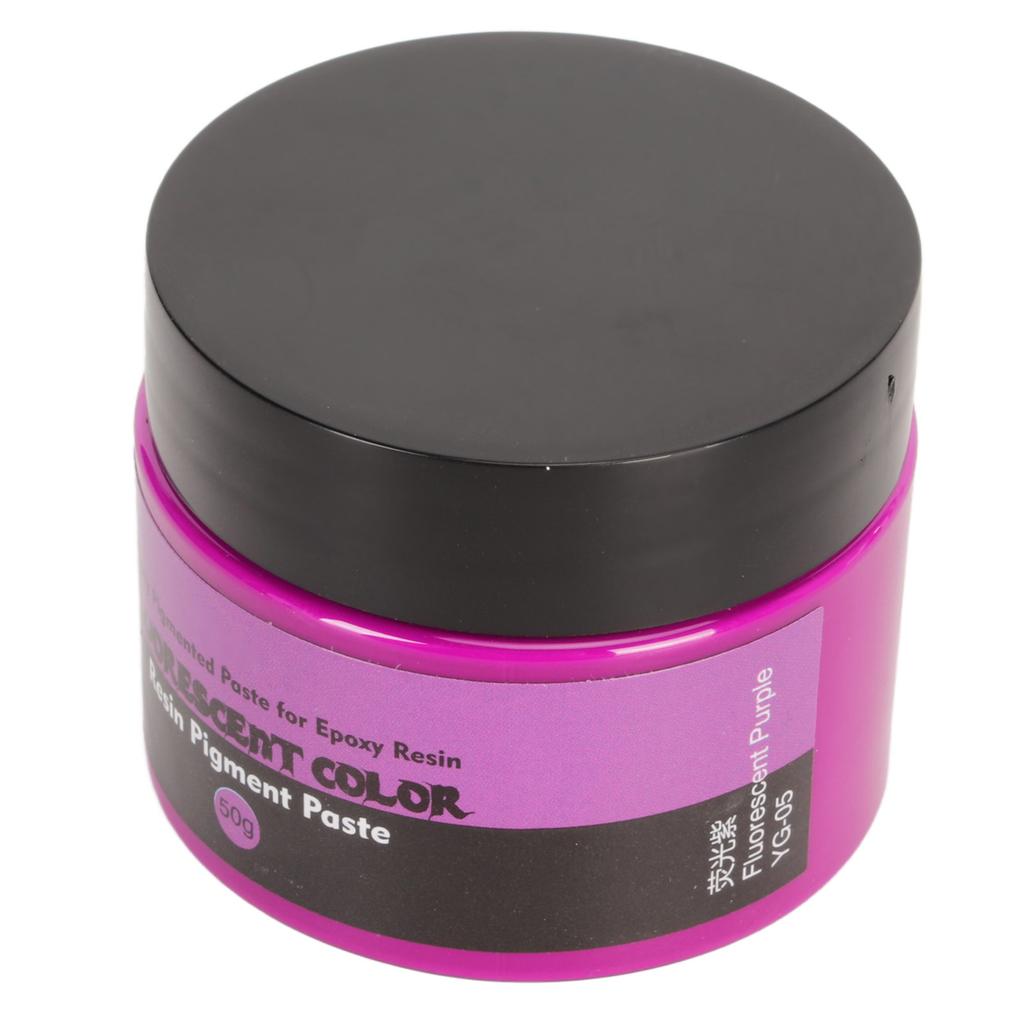 50g Fluorescent Color Resin Pigment Paste High Concentration Highly Pigmented Resin Pigment Paste for Painting Art