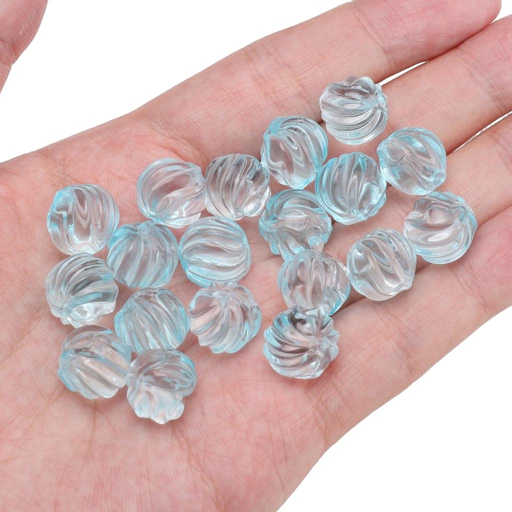 5 шт. Стеклянные бусины Ребристые Свободные Разделительные бусины для изготовления ювелирных изделий DIY Браслет Ожерелье