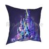Magic Princess Fairytale Castle Kingdom Pillow Case Printed Home Soft DIY Pillow Cover Magic Kingdom World Castle Castle