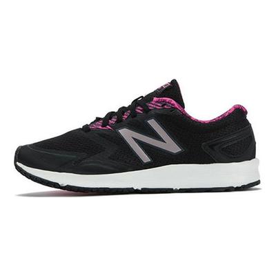 Nb Flash V2 Удобная ткань Синтетическая кожа Низкие Беговые кроссовки Женские кроссовки Черный Розовый WFLSHLB2