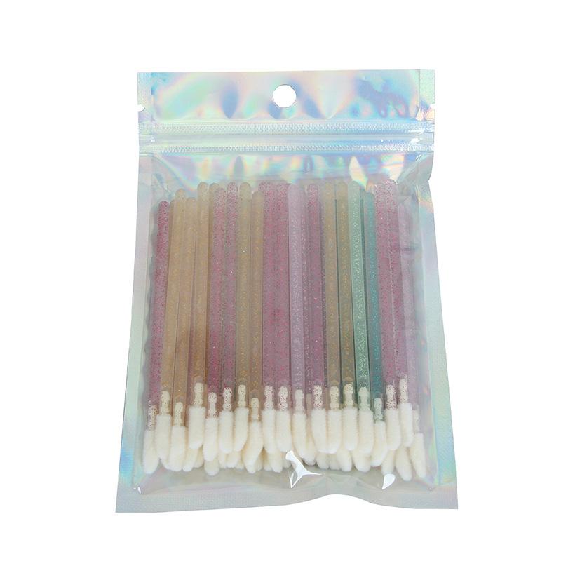 Disposable Crystal Mini Eco Friendly Portable Cosmetic Lipstick Lip Gloss Applicator Makeup Tool Exfoliator Scrub Lip Brush